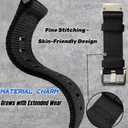 Adjustable 22mm Nylon Bands for Garmin Epix Pro 47mm, Fenix 8/7/6/5 (47mm) Band - Quick Fit 22 Watch Band for EPIX 2 47MM & Forerunner 955/965 - Nylon Watch Band for GARMIN