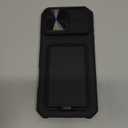 SSLOTSCASE for iPhone 17 Pro Max Case with Card Holder & Kickstand & Slide Camera Lens Cover & Camera Stand & Wallet, Military-Grade Heavy Duty Phone Case Cover for iPhone 17 Pro Max 5G 2025, Black