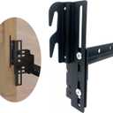 Headboard Adapter Brackets, Bed Frame Hooks, Headboard Brackets for Metal Bed Frame, Headboard Attachment Kit, 2Pcs Hook on Bed Frame, Headboard Connectors for Full to Queen