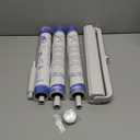 COBETE 14.17in Large Floor Lint Rollers for Pet Hair Extra Sticky, 45in Long Handle Giant Hair Picker Upper from Sticky Mop, for Cleaning Dog Cat Hair Animal Fur Removal Roller Couch Bed Sheet Carpet