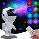 Astronaut Galaxy Projector, Star Projector, Astronaut Light Projector with 8 Colors LED Nebula, Starry Night Light Projector with Remote, Kids Room Decor, Gifts for Kids, Friends, Birthday Game Party (Medium)