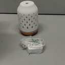 InnoGear Aromatherapy Diffuser, 150ml Ceramic Diffuser Ultrasonic Humidifier Cool Mist Essential Oil Diffusers for Home Air Diffuser with 2 Mist Modes Waterless Auto Off, White