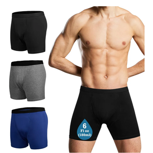 Reusable Incontinence Underwear for Men, Washable Boxer Briefs Protection, Leak Proof Adult Male Diapers for Urinary Absorbency (Mix 3pcs, XX-Large)