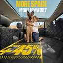 Rorhxia XL Dog Truck Seat Cover for Back Seat [2026 New Heavy-Duty & Foldable for Passenger Seat] Hard Bottom Dog Hammock, Waterproof Car Seat Protector, Universal for Full-Size Trucks & Large Dogs