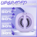  Magnetic Eyelashes with Applicator, Wispy Magnetic Eyelashes, Natural Look Magnetic Lashes, NO Need Glue, False Eyelashes with Magnets, Eyelashes without Eyeliner by Lanflower