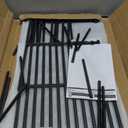 Hisencn Cooking Grates for Home Depot Chargriller 1624 Smokin' Champ Charcoal Grill Horizontal Smoker, Cast Iron Solid Rod Grill Cooking Grid Replacement Parts, 19 1/2 inch, 3 Pack
