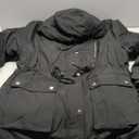 FARVALUE Womens Water-repellent Winter Coat Thicken Puffer Jacket Warm FLeece Lined Parka with Fur Hood (X-Large, Black)