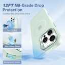 Mitywah iPhone 16 Pro Max Case with Stand, Strong-Magnetic Cover Fit for Magsafe, Military Grade Drop Protective Case, Slim Matte Translucent Kickstand Phone Cover, Pink