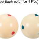 PATIKIL Pool-Billiard Cue Ball, Pro Cup Cue Ball Practice Training Pool Ball for Billiard Room Game Room (Red/Blue)
