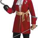 Disney Child Captain Hook Costume Size 7/8, Boys M 7-8