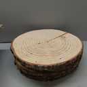 Set of 10 large wood slices, rustic wooden rounds for wedding centerpieces, event decor