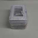 Delamu 2-Tier Multi-Purpose Bathroom Under Sink Organizers and Storage, Stackable Kitchen Pantry Organization, Pull Out Medicine Cabinet Organizer with Movable Dividers, White, 2 Pack