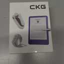CKG 2 in 1 Kindle Page Turner Remote and Tiktok Scrolling Ring, Unobstructed Easy Reading with Minimalist Style Clicker, Universal Compatibility with iPhone and All Tablets, EBooks