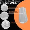 Nostril Retainer Rhinoplasty + Micropore Surgical Tape | Nostril Shaping After Nose Surgery | Nose Shaper Device Made of 100% Medical Silicone (- 7 -)