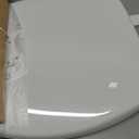 Bemis 7300SLEC Slow Close Toilet Seat, Easy Clean Hinges and Durable Plastic Seat, Made in USA, Elongated, White