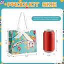 ForraFun 20 Pcs Bingo Gift Bags Bulk with Handles&Bow,Party Decorations for Men Women Game Night Birthday Party Supplies