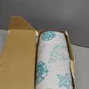 Reversible Coastal Beach Theme Quilt Set Queen/Full Size Ocean Coral Bedding Seaweed Bedspread Ocean Life Blue Green White Shell Starfish Coverlet Summer Lightweight Beach Daybed Sets