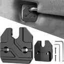 Sun Visor Repair Kit Fits for Dodge RAM 1500 Trucks 2019-2023, 1 pack Aluminum sun visor repair kit, Car Sun Visor Fixer, sun visor clip repair kit, Visor Clips for cars, Dodge Ram 1500 accessories