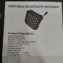 Orbit Innovations Portable Bluetooth Speakers, Wireless Bluetooth Speaker, Deep Bass, Outdoor Speakers with Handle, Supports TF Card for Outdoor (Black, Clear Design)