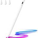 JAMJAKE Stylus Pen for iPad 2018-2025, 10 Mins Fast Charge with Tilt Sensitivity & Palm Rejection, Compatible with Apple iPad 6-11 Gen, iPad Air 3/4/5/M2/M3, iPad mini 5/6, iPad Pro 11"/12.9"/M4 (white)