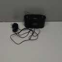 Timex Alarm Clock for Bedroom with FM Radio and 10 Station Presets, Clock Radio with Dual Alarms, USB Charger, Large Display, Sleep Timer, and Snooze  Black (T232B)