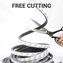 33 Ft Self-Adhesive Weather Stripping Seal for Doors and Windows, 0.35" Wide x 0.6" Thick, Gray - Soundproof, Windproof, Dustproof, Energy-Efficient Gap Filler for Sliding Windows and Door Frames