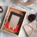 Black & Red Wooden Picture Frame With A Stand, 4x6 Cartoon Theme Vertical Photo Frame For Boy & Girls, Birthday Gifts, Home Decorations & Gifts-XK-A09