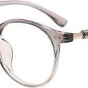 GUDVUE Blue Light Glasses, Computer/Gaming/TV/Phones Glasses for women, Anti Glare/UV400/Eye Strain (Gray Brown)