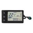 Electric LCD Display Meter, 48V Electric Bike LCD Display Meter Control Panel with Water Proof Plug Conversion Kit for Electric Scooter Electric Bike