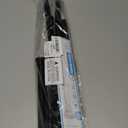 2 Pack Black Spring Tension Curtain Rods 23-46 Inch Adjustable Expandable Spring Loaded Curtain Rods No Drilling Suitable for Small Short Tension Rods 23-34 Inch Doors, Windows, Closet