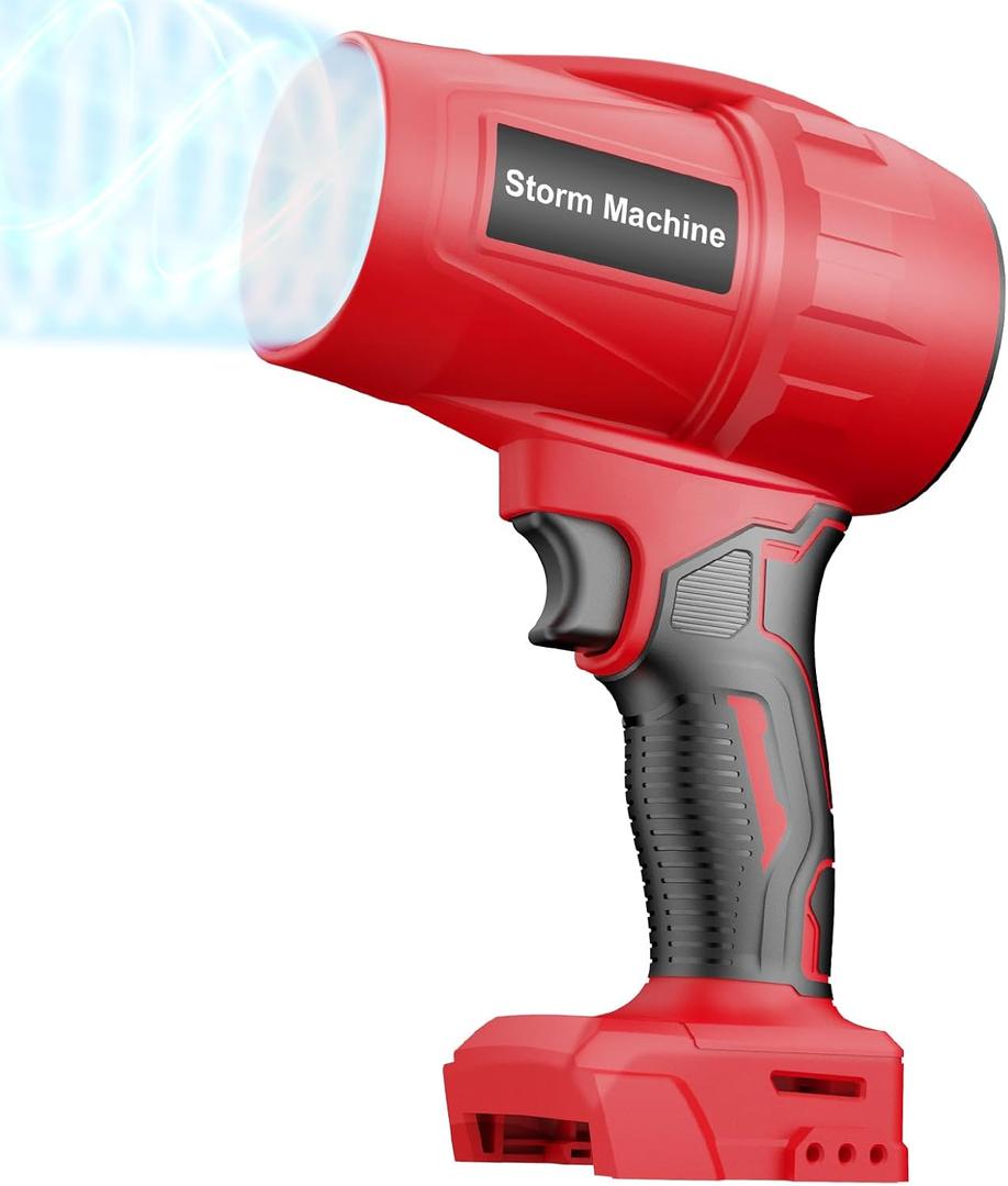 Cordless Leaf & Dust Blower Compatible with Milwaukee 18V Battery, 30,000 RPM Jet Fan with Brushless Motor, Handheld Air Blower for Car Drying, Lawn Care, Home Cleaning (Tool Only)