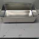 Kirecoo Stainless Steel Cat Litter Box XL- Metal High Sided Cat Pan, Large Stainless Steel Box, Indoor Litter Tray, Non Stick, No Smell, Easy to Clean, Pet Toilet Supplies for Kitten, Kitty, Rabbit (23.43" L x 15.55" W x 5.7" H)