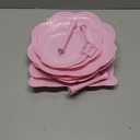 Tosnail 3 Pack 3 Tiers Plastic Cupcake Stand Dessert Stand Tiered Serving Trays with Pink Rod Candy Pastry Holders for Baby Shower, Wedding and Party - Pink Rod