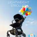 Momcozy TuckGo Travel Stroller, Spacious Seat, One-Hand Fold, 33 L Storage