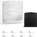 EcoNour RV Skylight Insulator & Cooling Vent Cover | Rv Insulator, Waterproof Hook & Loop Fasteners | Skylight Sunroof Pillow Shade-Comfort & Energy Efficiency Inside Camper | Medium (14"x14"x3")