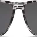SOJOS Retro Polarized Hexagonal Aviator Sunglasses Womens Mens Trendy Rectangle UV400 Shades SJ2398