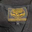 Milwaukee Leather DM1310 Men's Black Classic Denim Western Style Cowboy Biker Vest w/Snap Button Closure, M