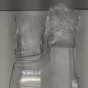 Removable Wall Mounted Bathroom Rack Plastic Bathroom Rack Triangular Bathroom Rack Heightened Bathroom Rack Large Capacity, 2 Pack