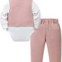 SANMIO Baby Boy Easter Outfit 0-18M Baby Boys Suit 4pcs Baby Boy Dress Clothes Infant Tuxedo Sets