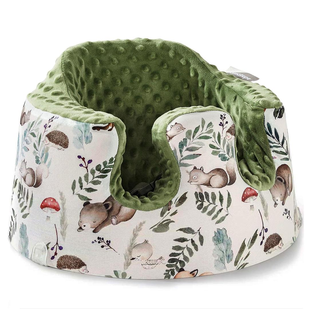 Seat Cover Compatible with Bumbo and Nuby Seat,Soft Breathable Cover for Baby Girl Boy,Cover Only