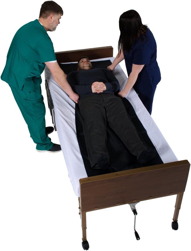Patient Aid 78" x 28" Reusable Slide Sheets for Moving Patients, Comfortable & Strong Transfer Sheet for The Elderly, Bariatric,& Bedridden, Position, Transfer, & Turn Patients as Heavy as 500 lbs