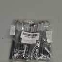 50pcs Synthetic Eye Shadow Brushes, Blending Brush, Smudging/Shading Eyes Applicator, Black