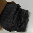 Mesh Screen with Magnetic Closure-Keeps Bugs Out Let Breeze in, Heavy Duty - Pet and Kid Friendly, Works with Front, Sliding Doors (38 x 82 Inch) (Black)