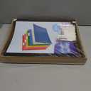 Hanging File Folders,25 Pack Letter Size Black Hanging File Folders with 1/5-Cut Tabs,11 Point Paper Stock,Bulk for Filing Cabinet