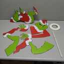Grinch Tree Topper, Grinch Décor for Christmas Tree,Whoville Christmas Decorations for Tree