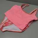ZAFUL Tankini Swimsuit Tummy Control Bathing Suits Two Piece Swim Top with High Waisted Bottom (Pink, M)