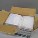 Spartan Industrial - 4 X 7 (1000 Count) 2 Mil Clear Reclosable Zip Plastic Poly Bags with Resealable Lock Seal Zipper