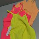 ODODOS Women's Crop 3-Pack Seamless Rib-Knit Camisole Crop Tank Tops M/L