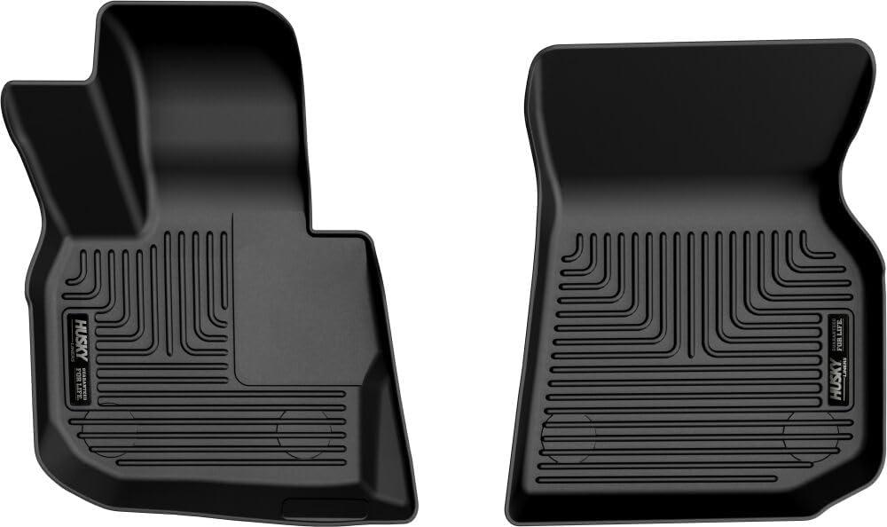 Husky Liners X-act Contour Floor Mats | Fits 2018-2024 BMW X3 | Front Row, 2-pc Black - 50941