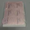 20pcs Pink Mirror Acrylic Cupcake Toppers Acrylic Engraved Cake Picks Cupcake Disc Happy Birthday Cake Decoration Flower Decor Round Shape for Mother's Gift Princess Theme Party Supplies